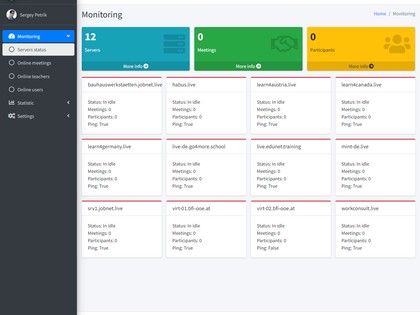 Web application Bigbluebutton Statistic and Monitoring